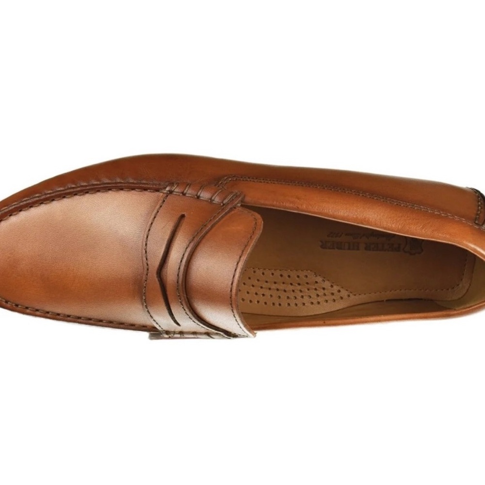 EUC Peter Huber Men’s Maddox Loafers Driving Penny Sz 10 - Picture 3 of 8
